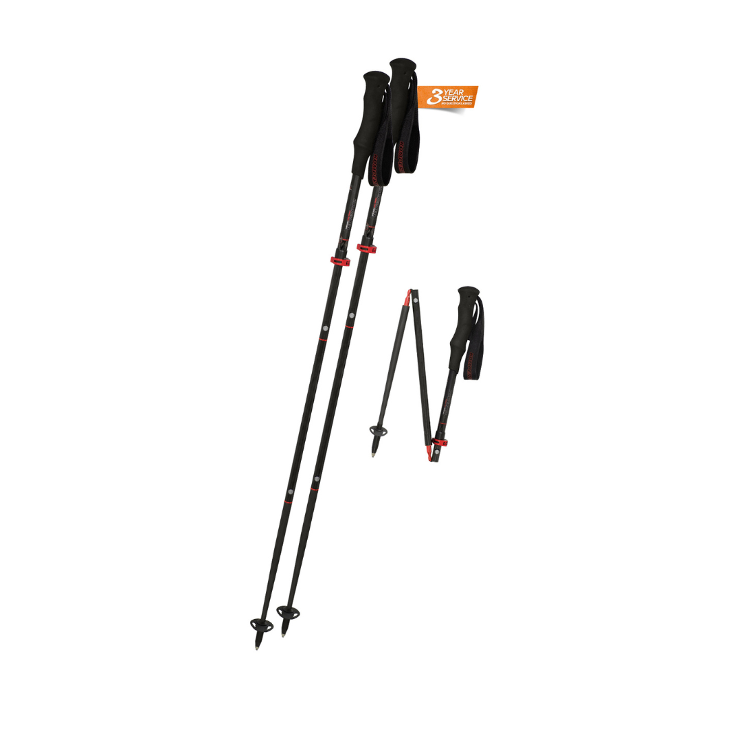 KOMPERDELL Carbon FXP 4 Trail Ultralight Vario Trekking Pole (105 - 125cm)