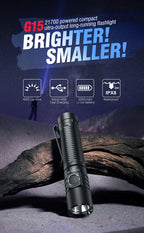 KLARUS G15 4000 Lumen Compact Ultra Flashlight