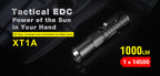 KLARUS XT1A 1000 Lumen Tactical EDC Flashlight