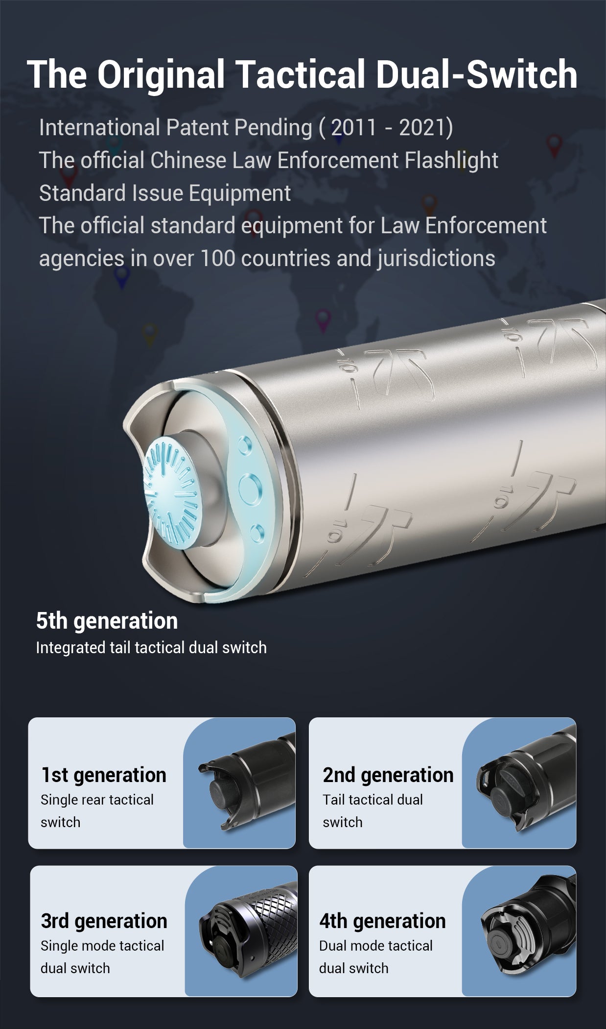 KLARUS K10 1200 Lumens 10th Anniversary LED Flashlight