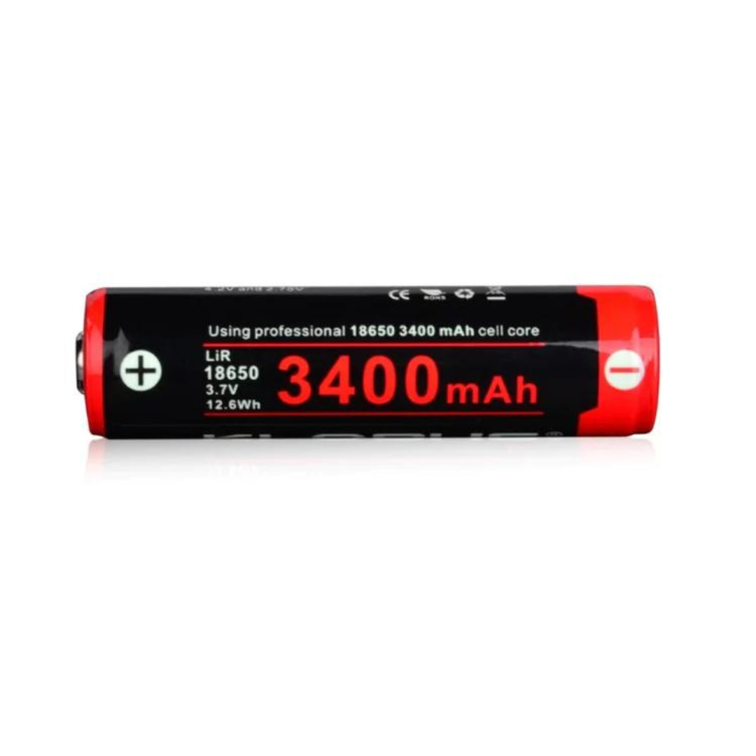 KLARUS 18650BAT-34 3400mAh Rechargeable Battery