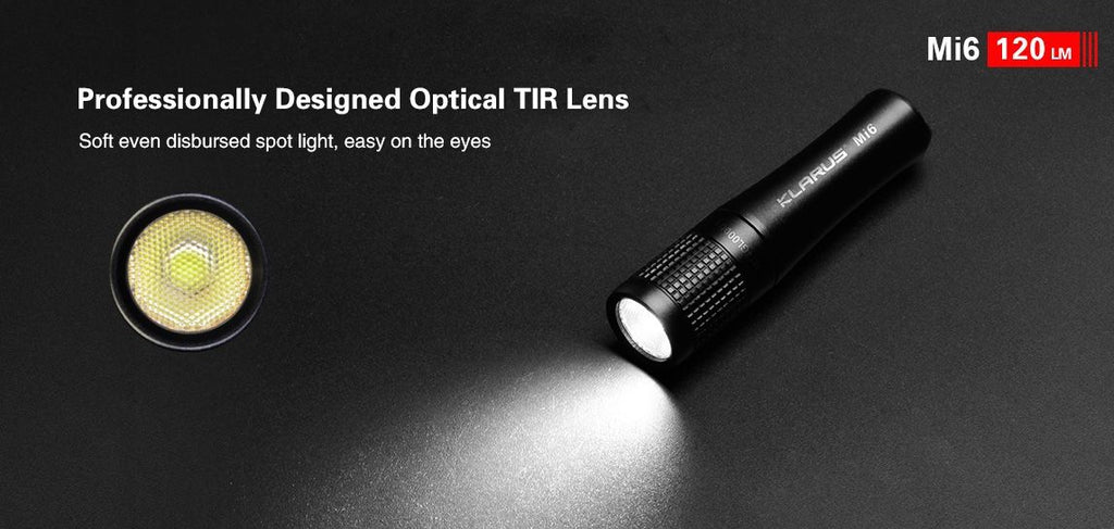 KLARUS Mi6 120 Lumen Keychain Flashlight