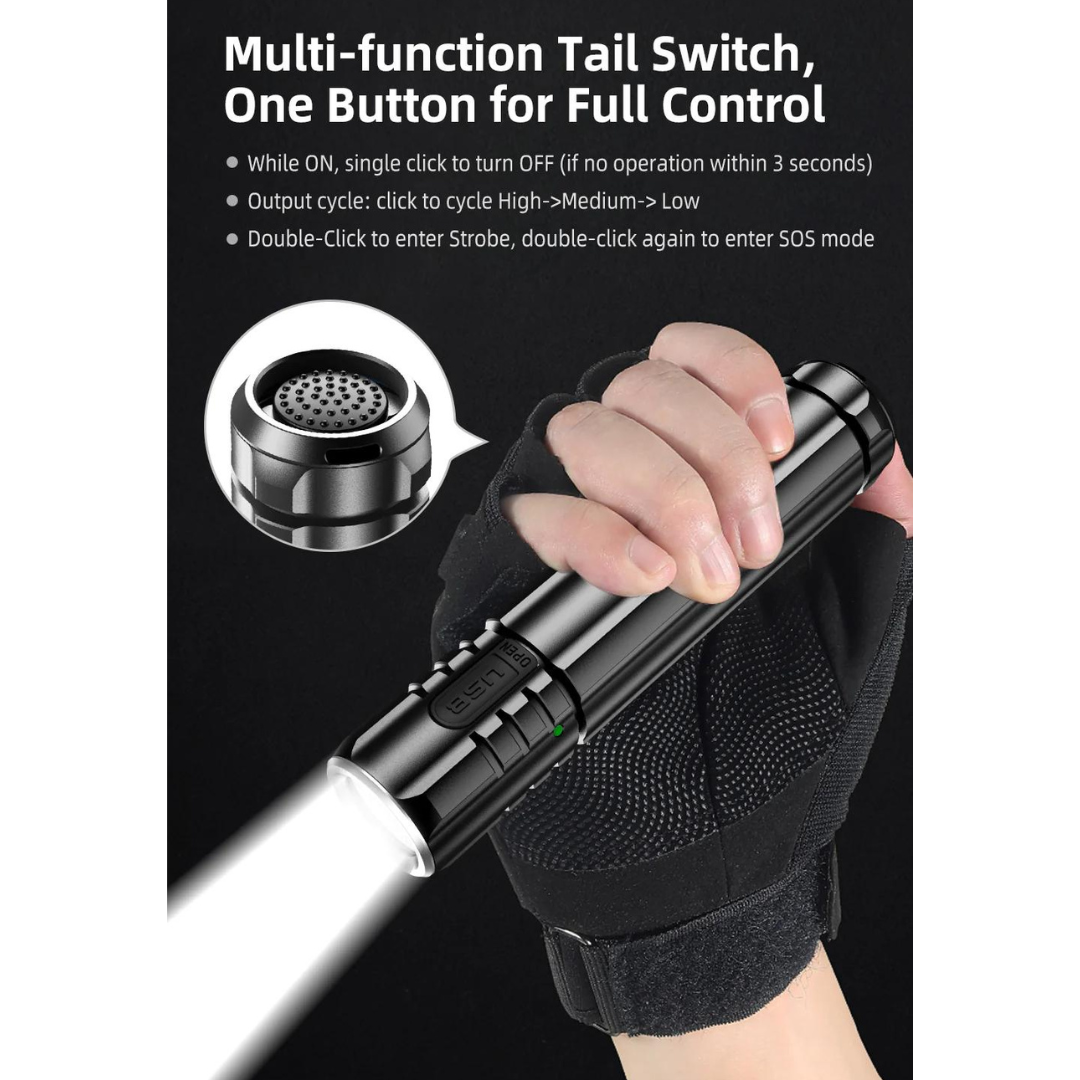 KLARUS EC20 Self Defense 1100 LM Rechargeable EDC Flashlight