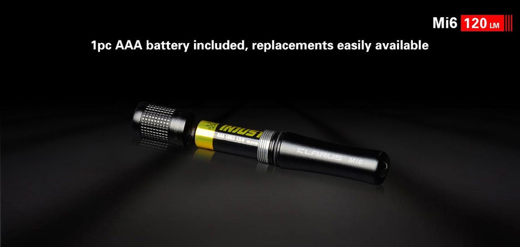 KLARUS Mi6 120 Lumen Keychain Flashlight