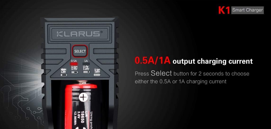 KLARUS K1 Smart Battery Charger 1 Slot