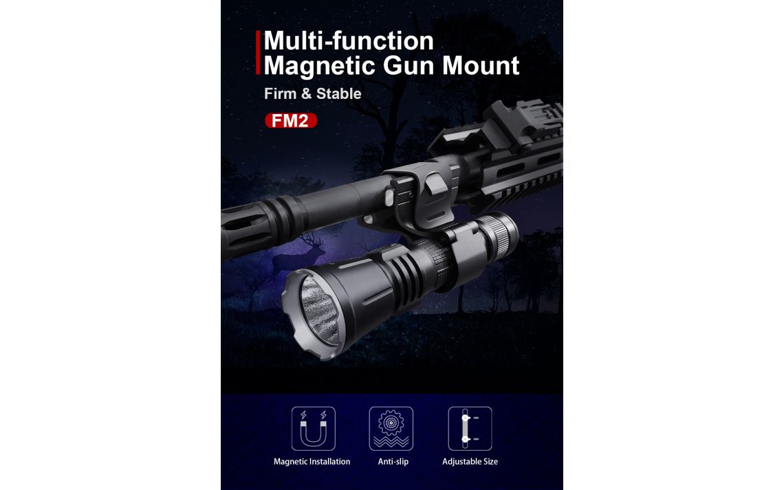 KLARUS FM2 Multifunctional Magnetic Flashlight Mount
