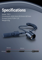 KLARUS TRC1 Remote Control Cable Switch