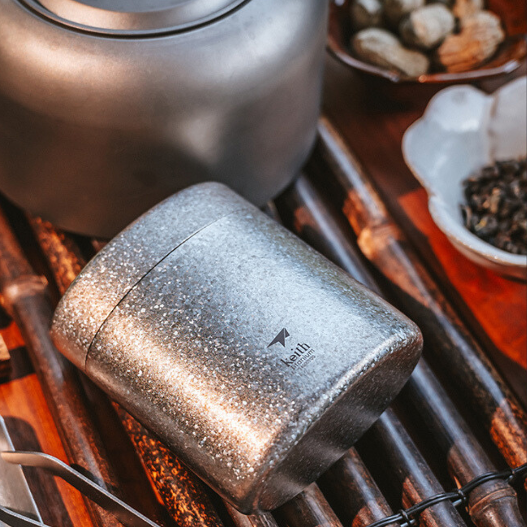 KEITH TITANIUM Tea Caddy Can Ti3955