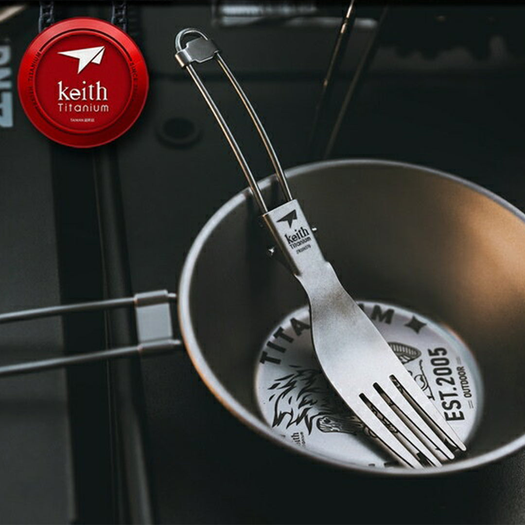 KEITH TITANIUM Folding Fork Ti5303