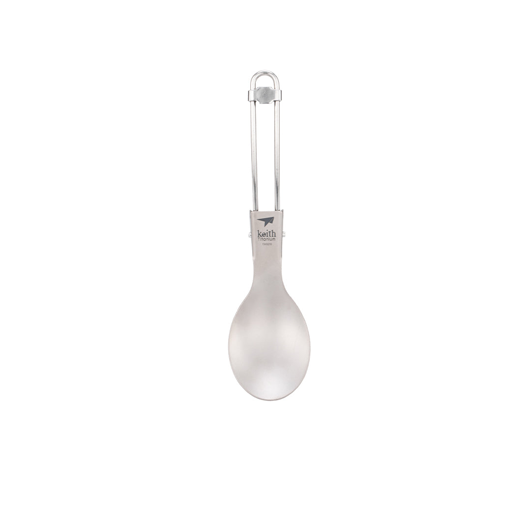 KEITH TITANIUM Folding Spoon Ti5302