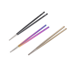 KEITH TITANIUM Round Handle Chopsticks Ti5661 Ti5662 Ti5663