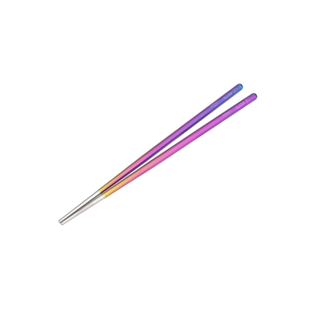 KEITH TITANIUM Round Handle Chopsticks Ti5661 Ti5662 Ti5663
