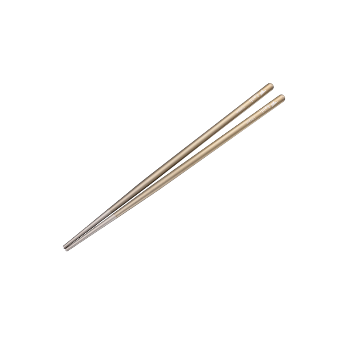 KEITH TITANIUM Round Handle Chopsticks Ti5661 Ti5662 Ti5663