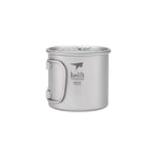 KEITH TITANIUM Single-Wall Mug with Folding Handle & Lid 350ml Ti3240