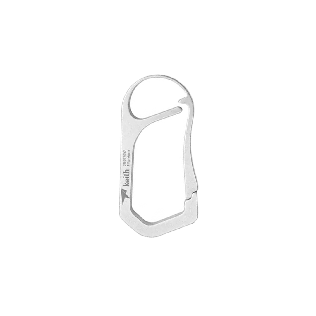 KEITH TITANIUM Carabiner with Hanging Buckle Ti1155