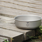 KEITH TITANIUM Single-Wall Bowl with Folding Handle 600ml Ti5326
