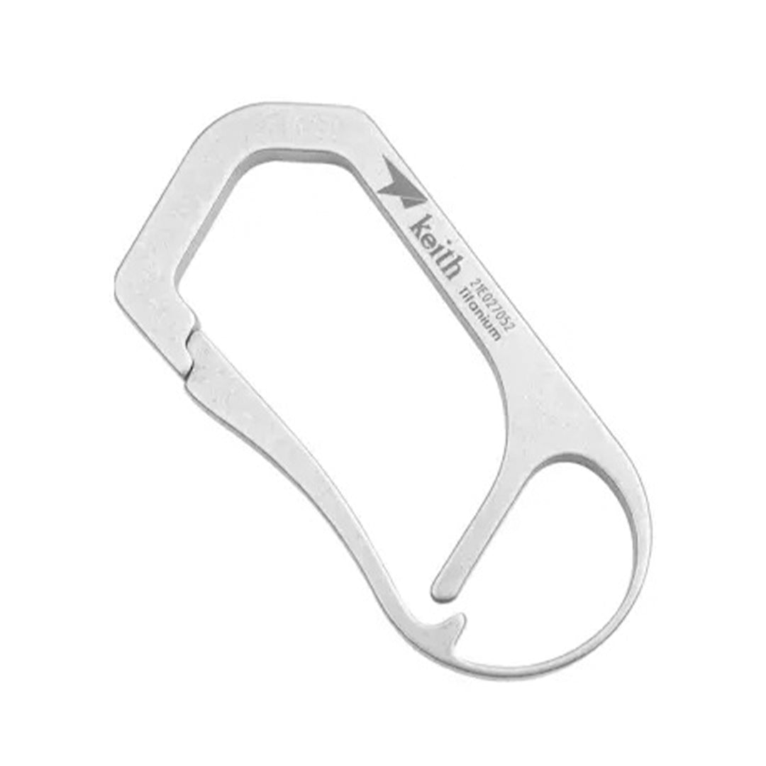 KEITH TITANIUM Carabiner with Hanging Buckle Ti1155