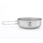 KEITH TITANIUM Single-Wall Bowl with Folding Handle 500ml Ti5325