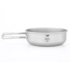 KEITH TITANIUM Single-Wall Bowl with Folding Handle 600ml Ti5326