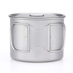 KEITH TITANIUM Single-Wall Mug with Folding Handle & Lid 900ml Ti3209