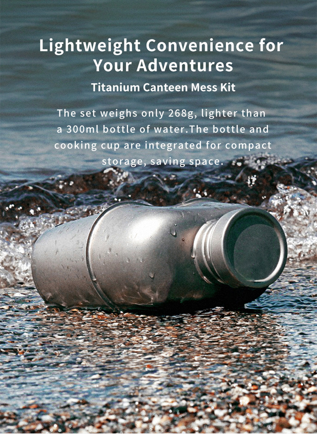KEITH TITANIUM Canteen Mess Kit Ti3060