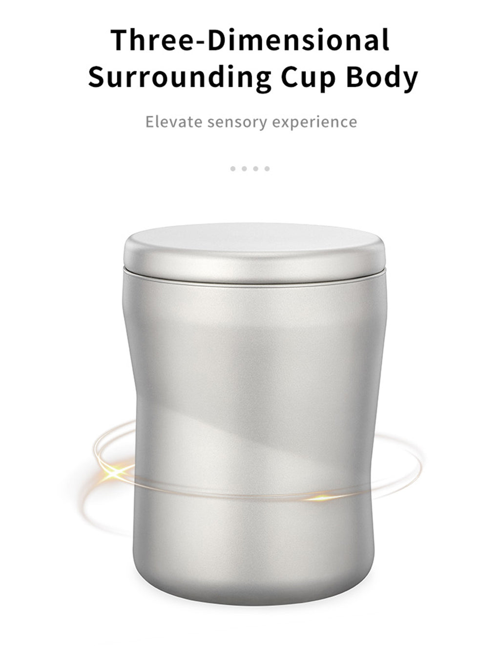 KEITH TITANIUM Double Wall Coffee Mug with Lid 220ml Ti3312