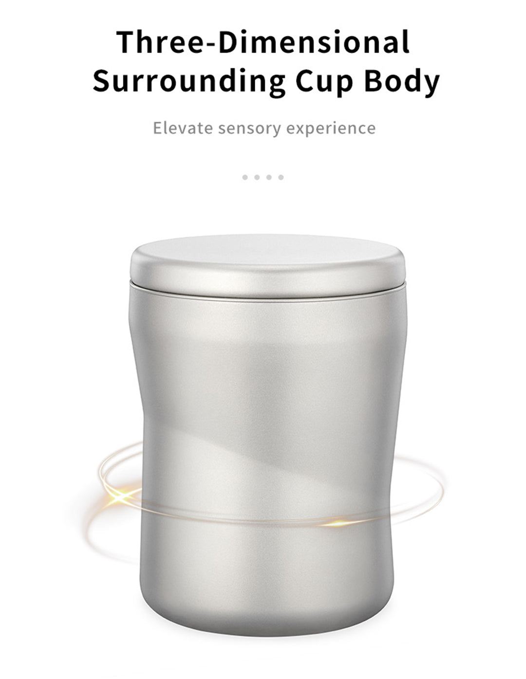KEITH TITANIUM Double Wall Coffee Mug with Lid 220ml Ti3312