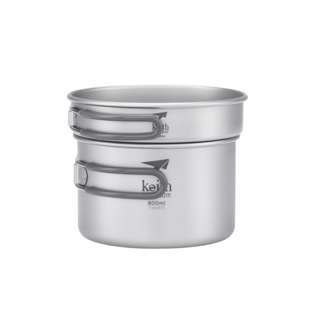 KEITH TITANIUM 2-Piece Pot and Pan Cook Set Ti6012