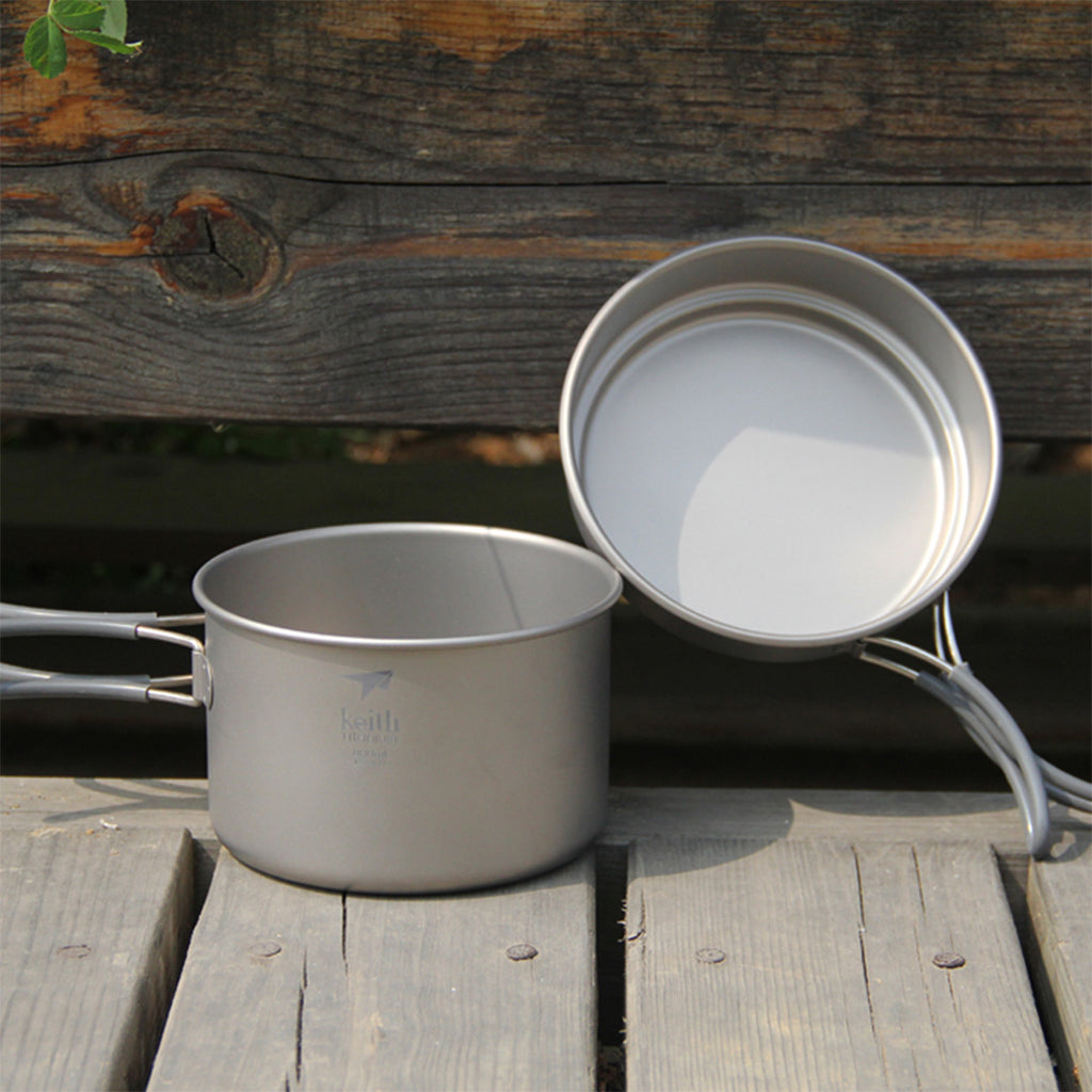 KEITH TITANIUM 2-Piece Pot and Pan Cook Set Ti6012