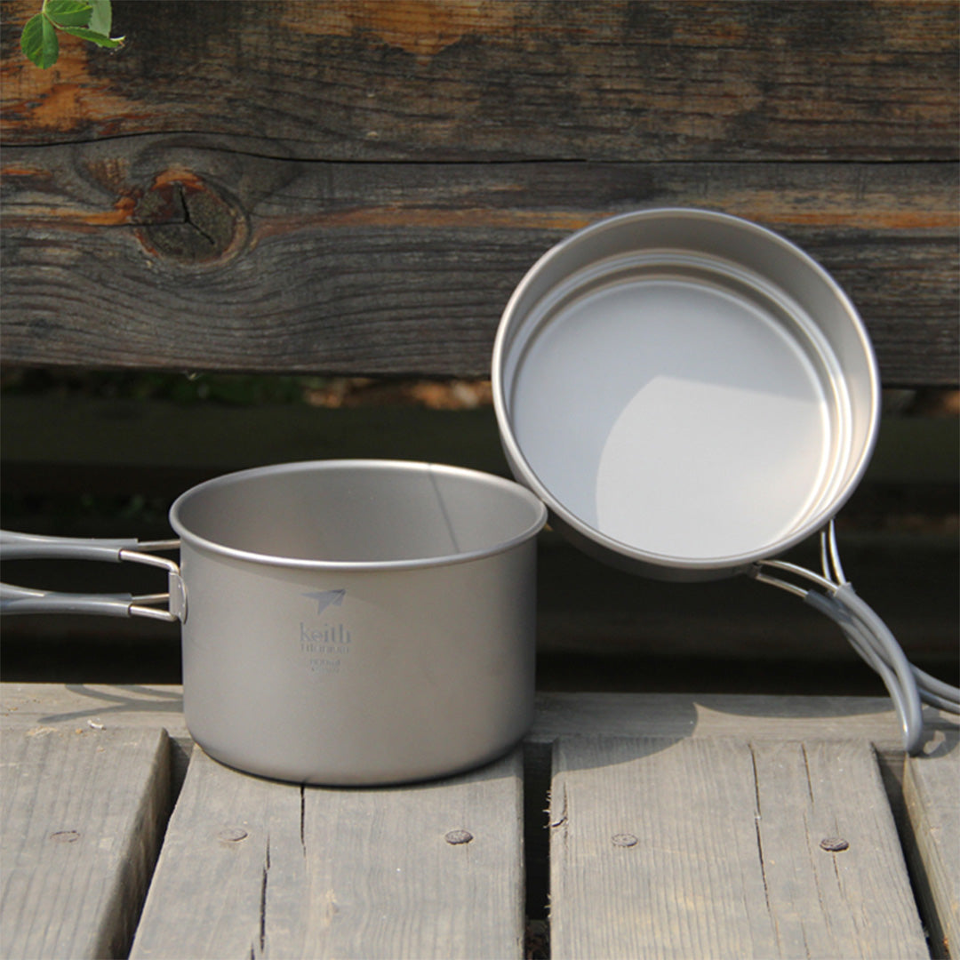 KEITH TITANIUM 2-Piece Pot and Pan Cook Set Ti6012