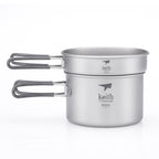 KEITH TITANIUM 2-Piece Pot and Pan Cook Set Ti6012
