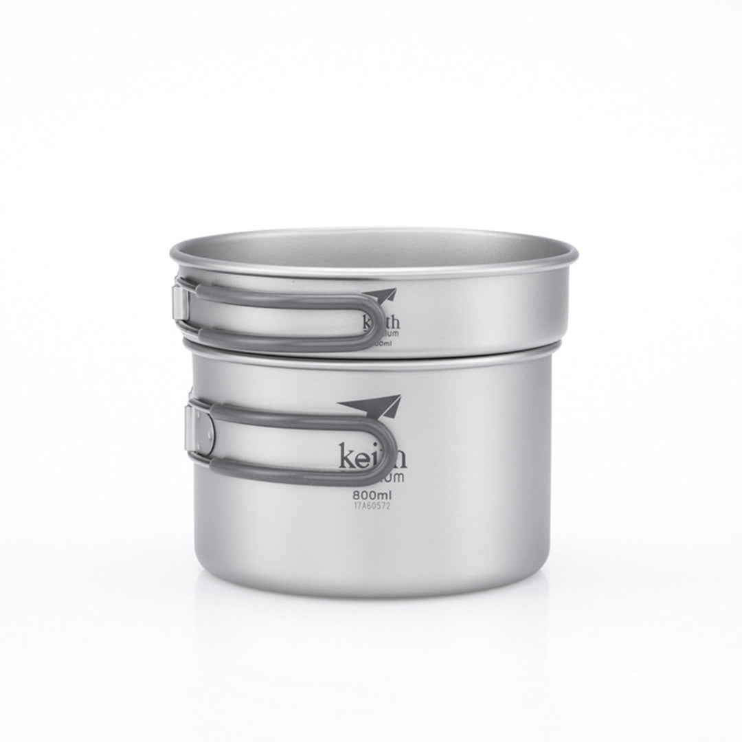 KEITH TITANIUM 2-Piece Pot and Pan Cook Set Ti6012