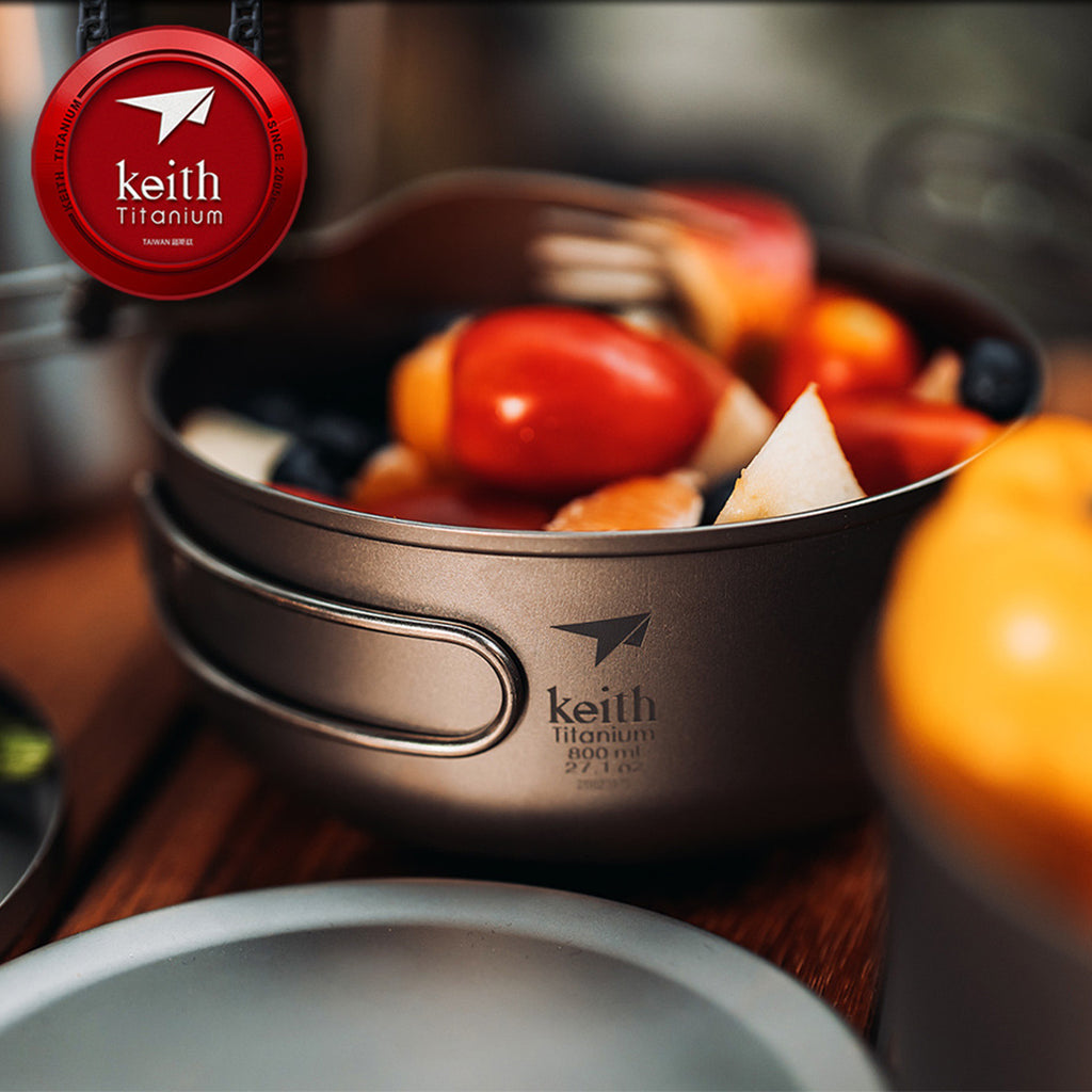 KEITH TITANIUM Bento Lunch Box 800ml Ti5327