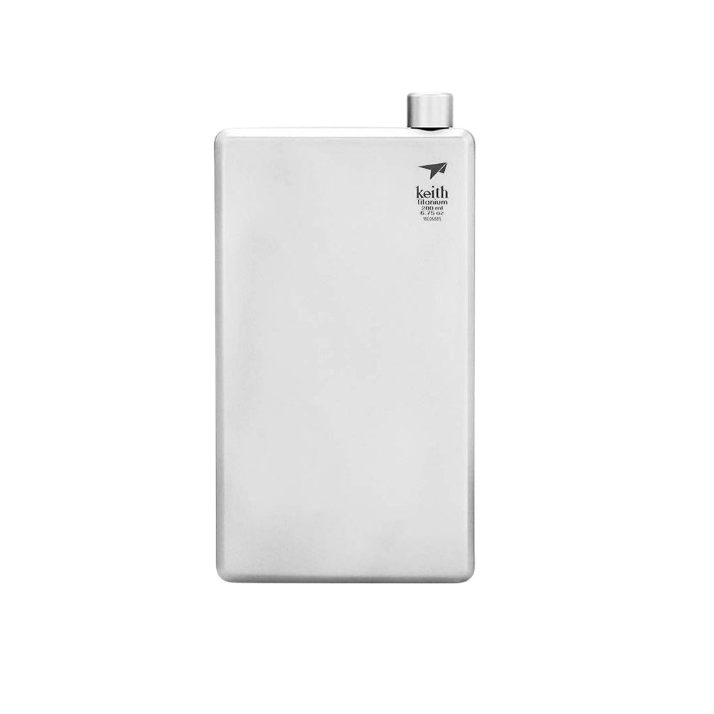 KEITH TITANIUM Pocket Flask with Funnel 120ml Ti9306