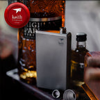 KEITH TITANIUM Pocket Flask with Funnel 120ml Ti9306