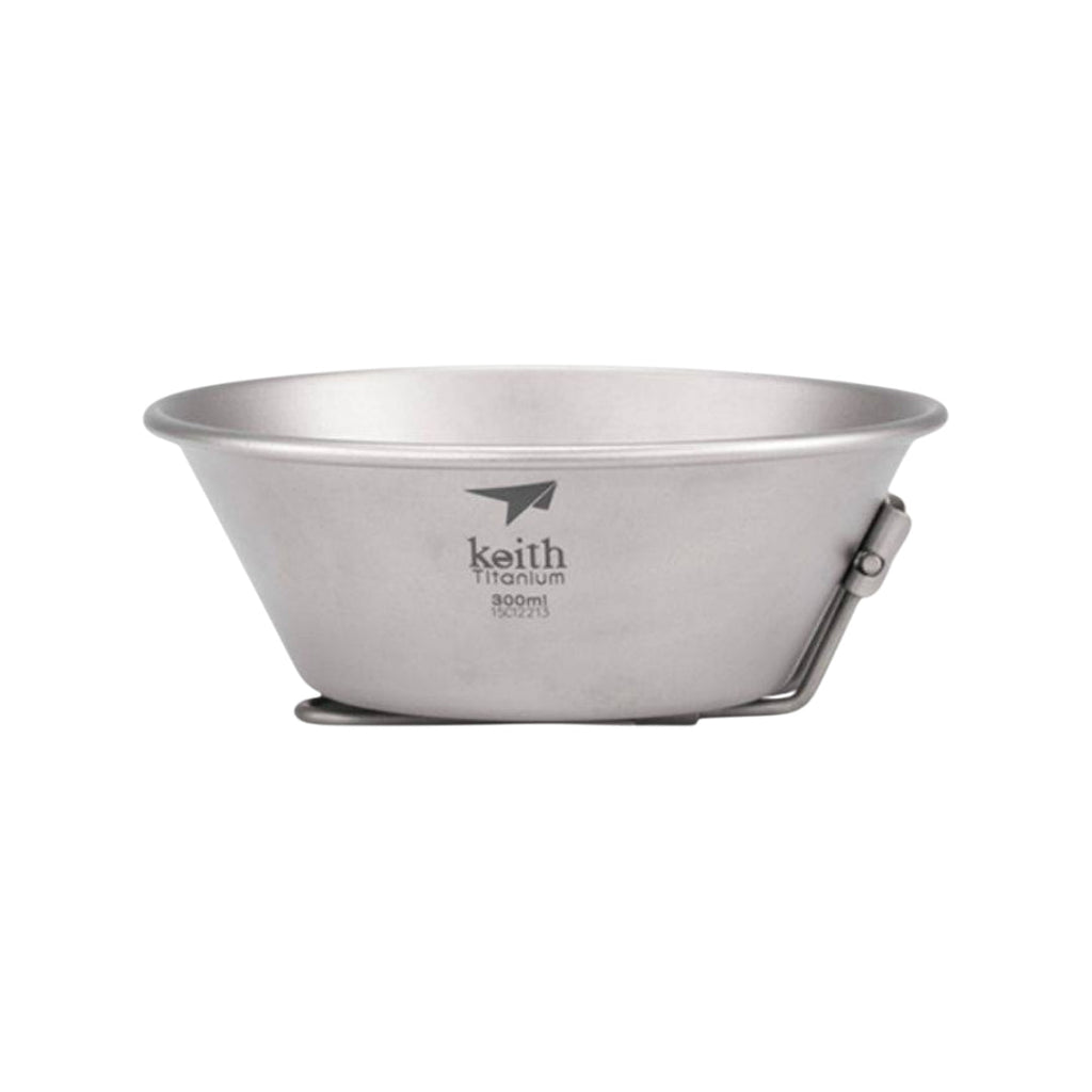 KEITH TITANIUM Bowl with Folding Handle 300ml Ti5320