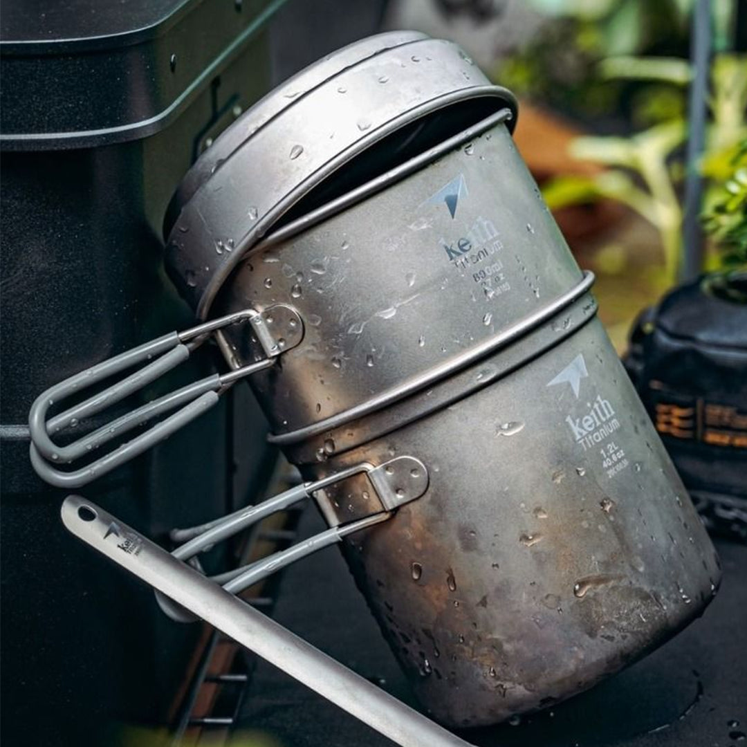 KEITH TITANIUM 3-Piece Pot & Pan Cook Set Ti6014