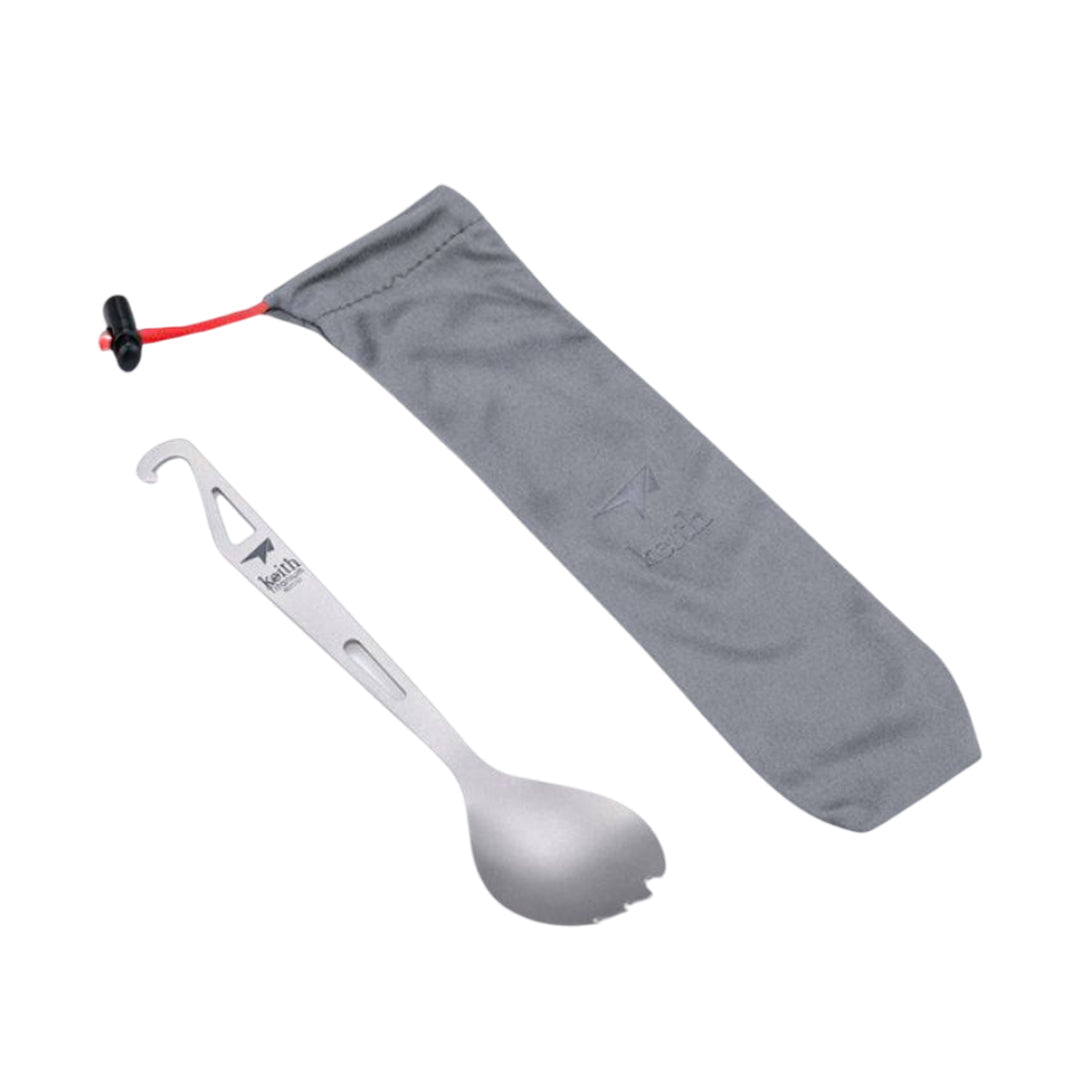 KEITH TITANIUM Spork with Bottle Opener Ti5311