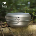 KEITH TITANIUM 3-Piece Pan Cook Set Ti6053