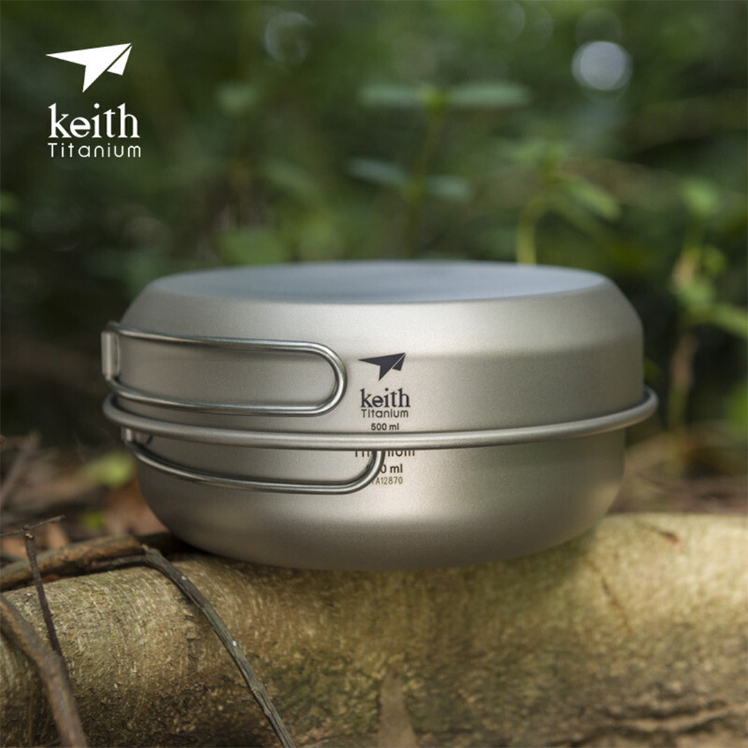 KEITH TITANIUM 3-Piece Pan Cook Set Ti6053