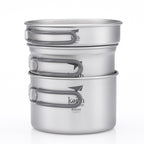 KEITH TITANIUM 3-Piece Pot & Pan Cook Set Ti6014