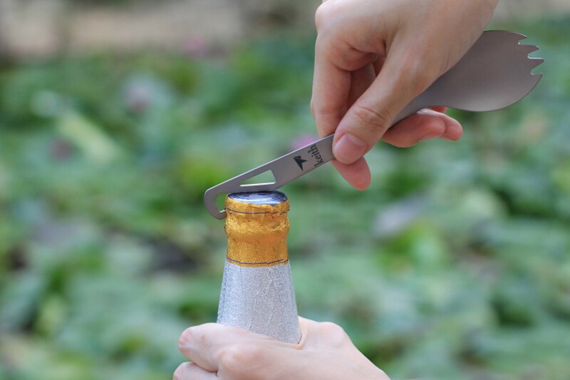 KEITH TITANIUM Spork with Bottle Opener Ti5311