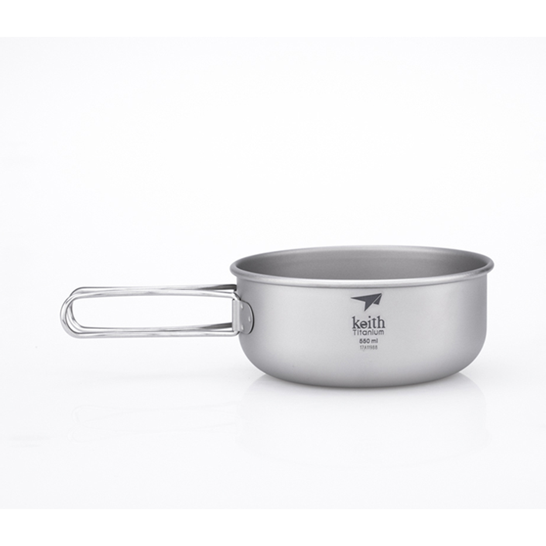 KEITH TITANIUM 3-Piece Pan Cook Set Ti6053