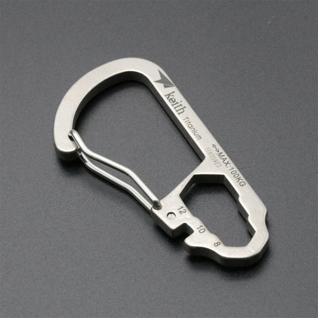 KEITH TITANIUM Carabiner with Nut Tool Ti1151