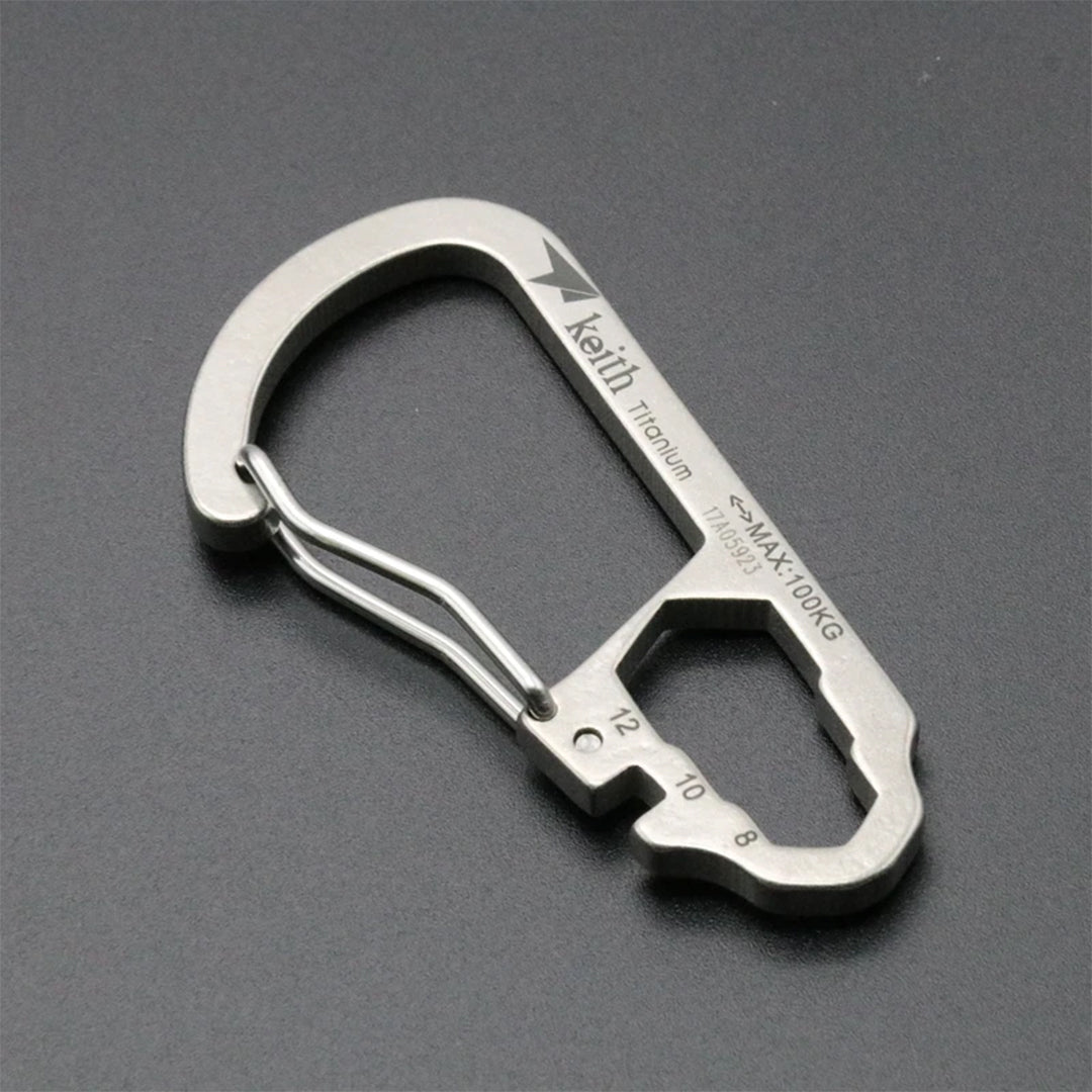KEITH TITANIUM Carabiner with Nut Tool Ti1151