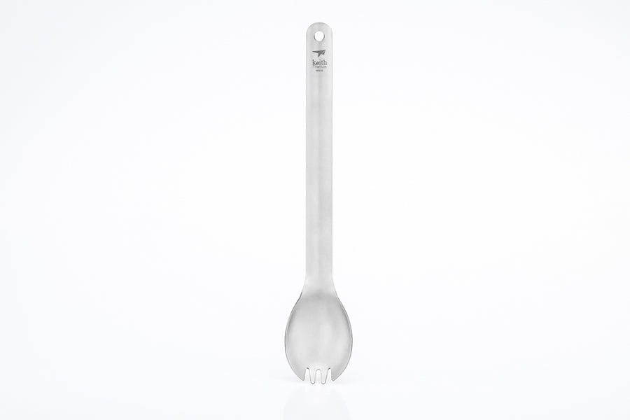 KEITH TITANIUM Long Handle Spork Ti5319
