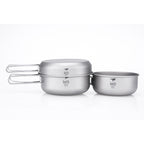 KEITH TITANIUM 3-Piece Pan Cook Set Ti6053