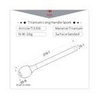 KEITH TITANIUM Long Handle Spork Ti5319