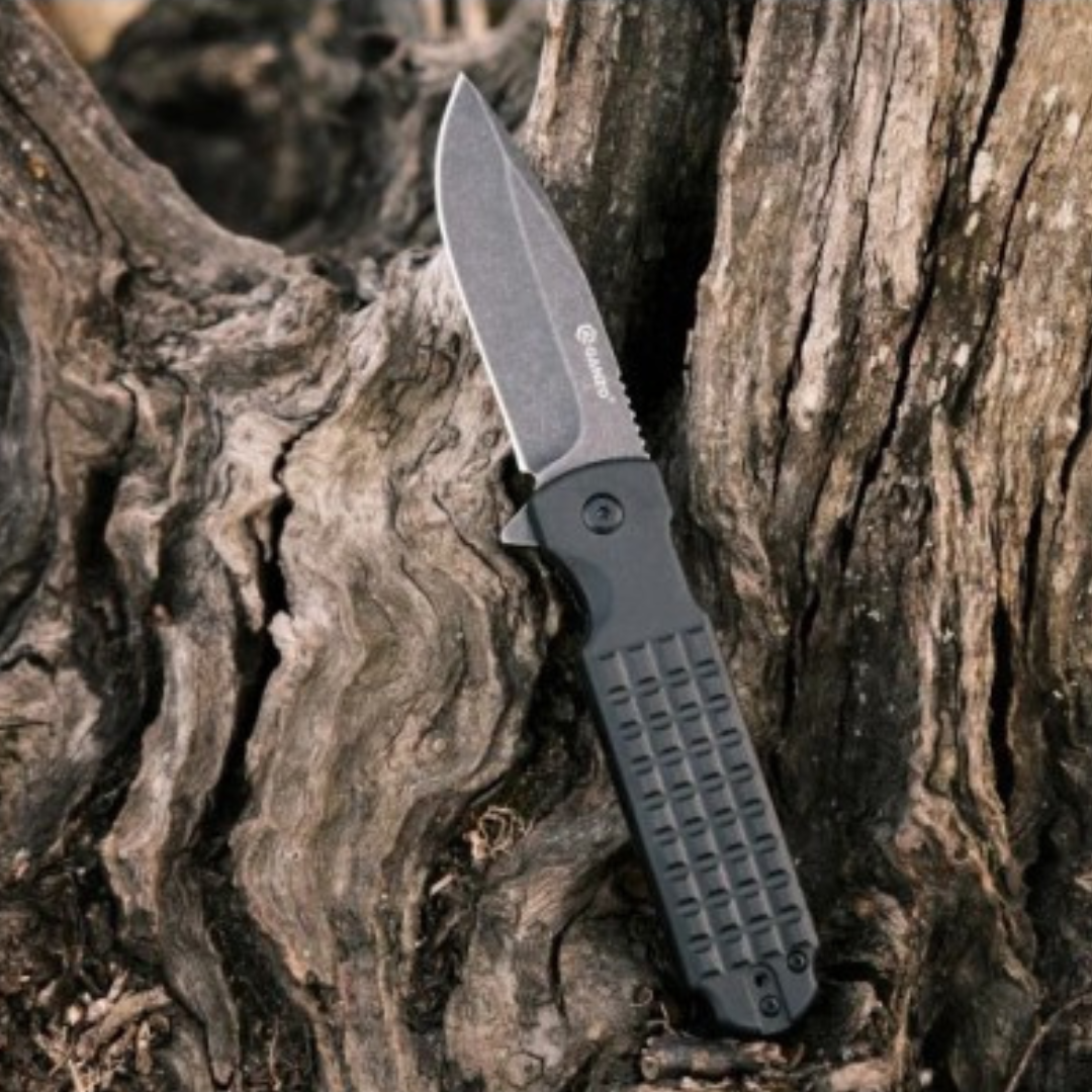 GANZO Liner Lock 8Cr14 Folding Knife Black