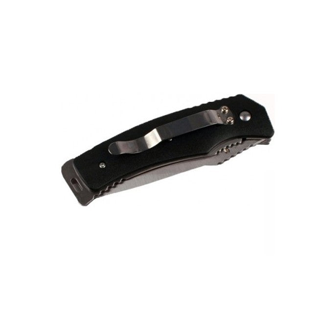 GANZO Black Folding Knife Stainless Steel Blade